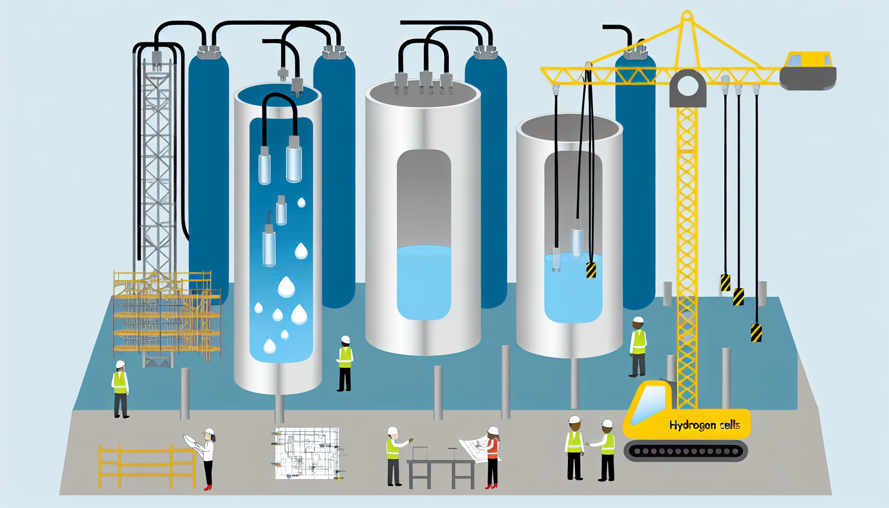 Hydrogen Fuel Cells Revolutionizing Sustainable Construction Sites