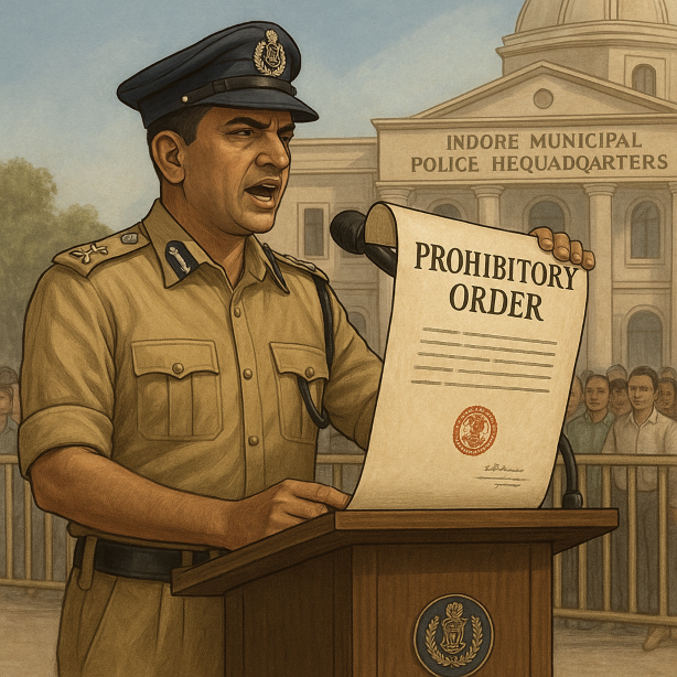 Indore Police Commissioner Enacts Prohibitory Order to Maintain Public Order